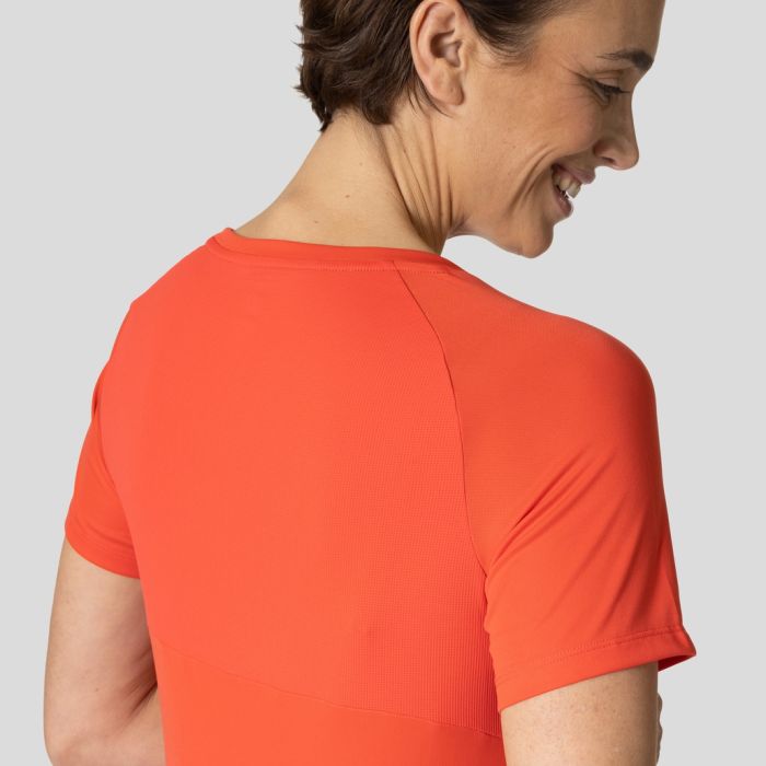 Odlo Dame Essential Chill-Tec T-Shirt Crew Neck Rød