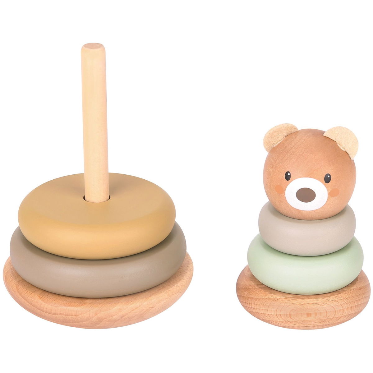 SpielbaSpielba   Steckturm Bär pastell