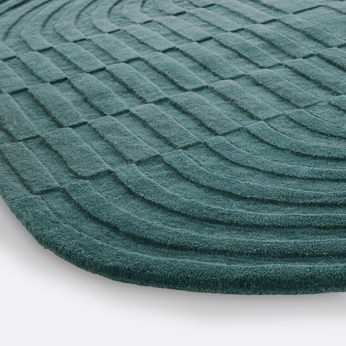 LA REDOUTE INTERIEURS<br>Tapete oval de lã, Malko