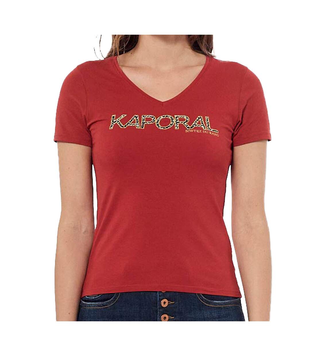 T-shirt Rouge Femme Kaporal Frank