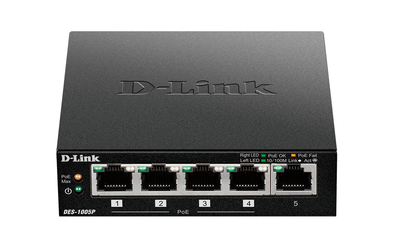 PoE Switch DES-1005P/E 5 Port5-Port-PoE-Switch