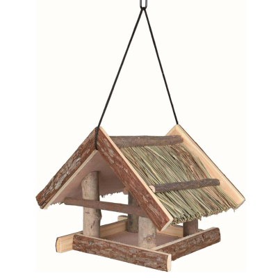 Trixie Natural Living Futterhaus - Vogelhaus aus Holz
