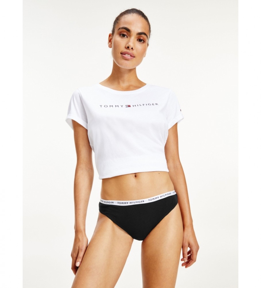 Conjunto de 3 tangas Tommy Hilfiger UW0UW02829 pretas