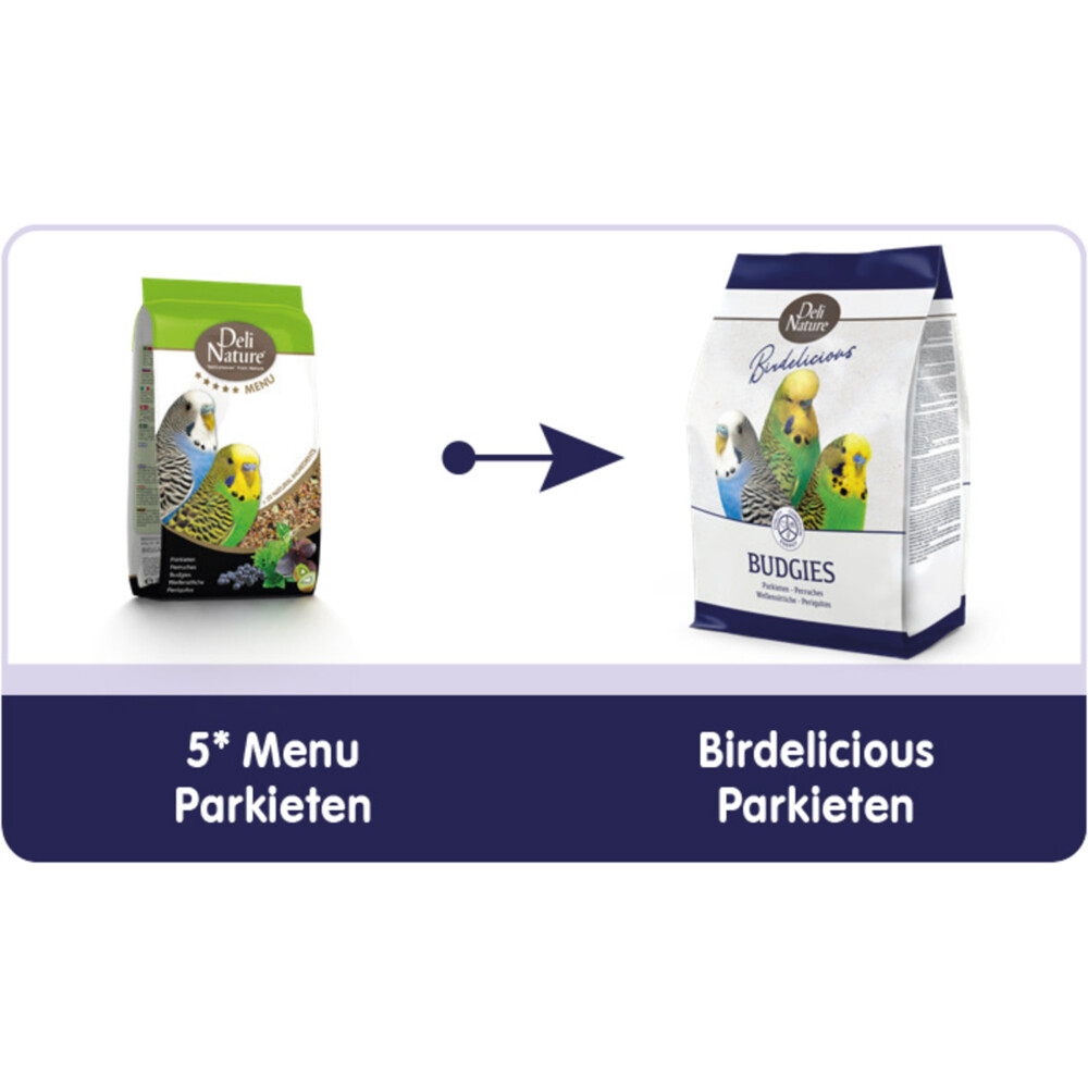 Deli Nature 5 Sterren Menu Parkiet2,5 kg