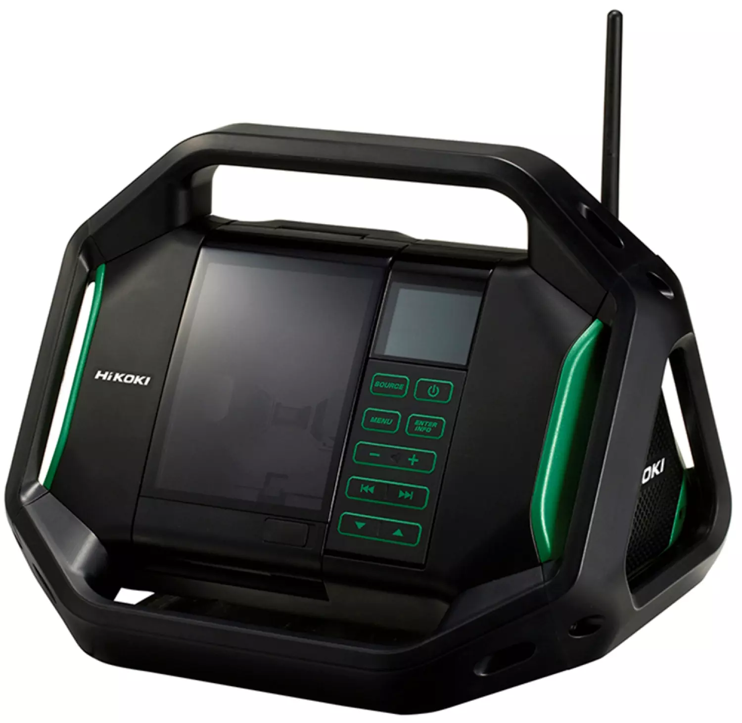HiKOKI UR18DSALW4Z 14,4-18V Li-Ion accu bouwradio - werkt op netstroom & accu