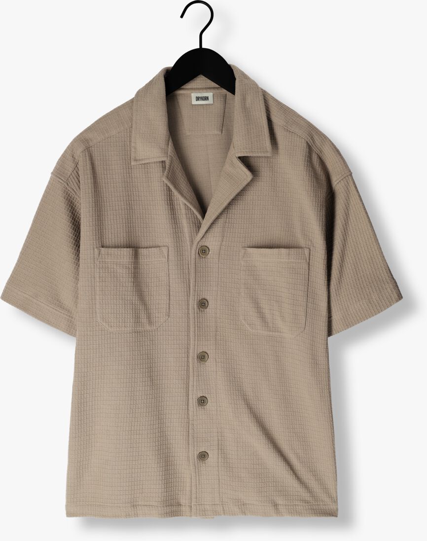 bruine drykorn casual overhemd lauwernz 522160