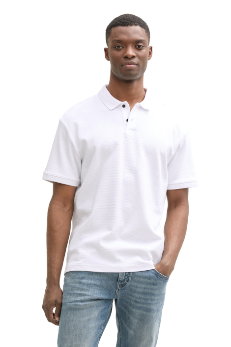 Tom Tailor witte heren polo