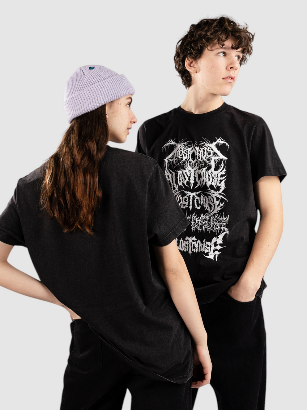A Lost Cause Dark Omens Vintage T-Shirt vintage black