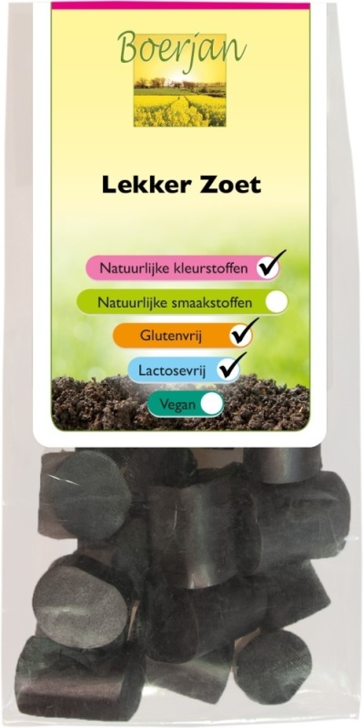 Boerjan Drop Lekker Zoet 150 G