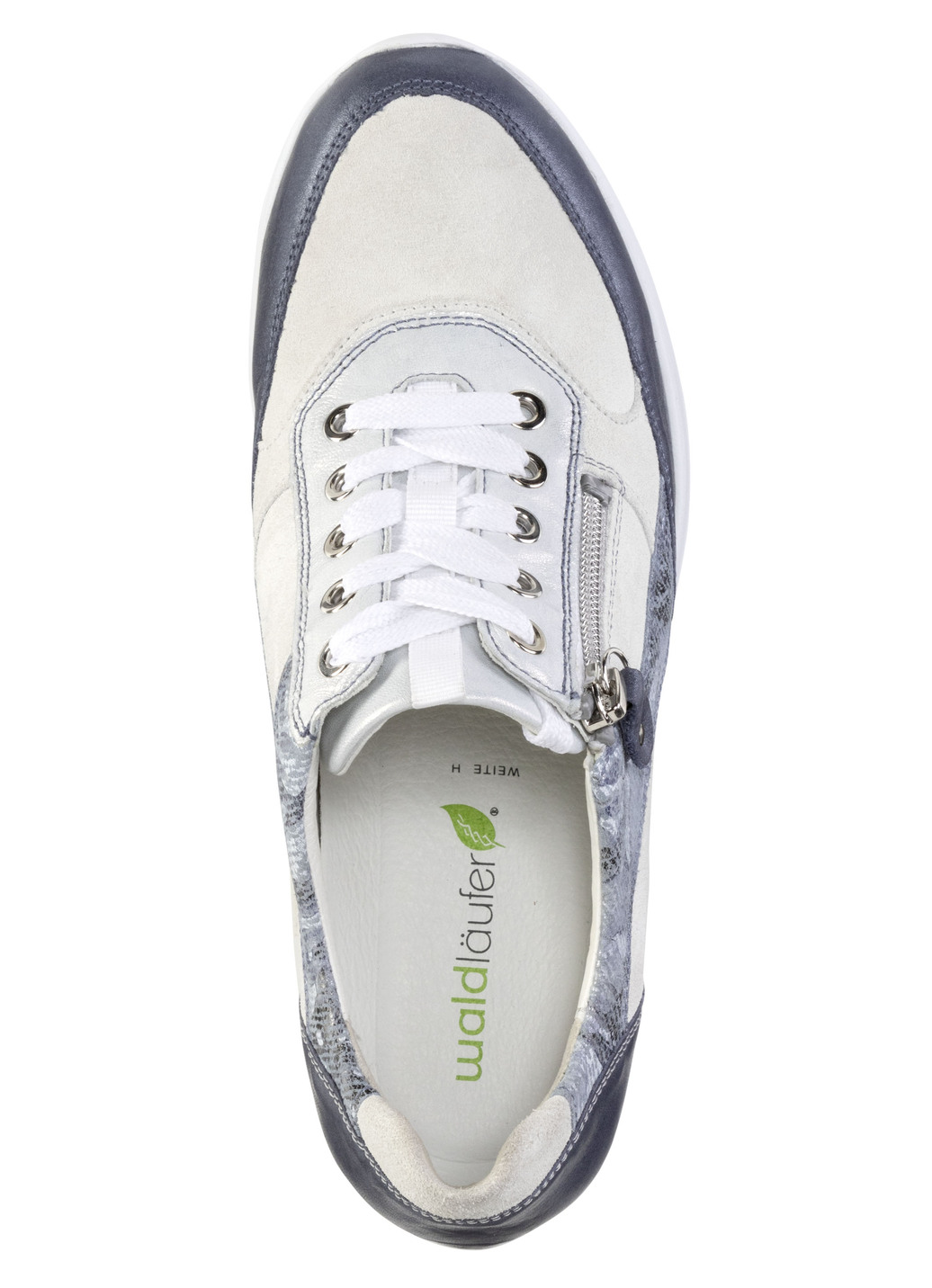 Waldläufer Sneaker aus edlem Leder-Materialmix