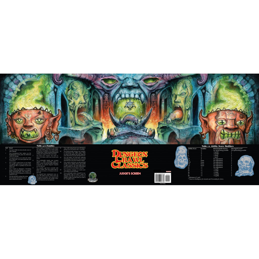 Dungeon Crawl Classics - Judges Screen (Double Sided 3 panels)