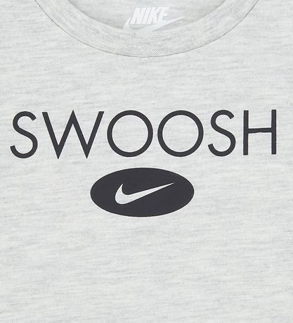 Nike Shortss?t - T-shirt/Shorts - Swoosh - Sort/Gr?