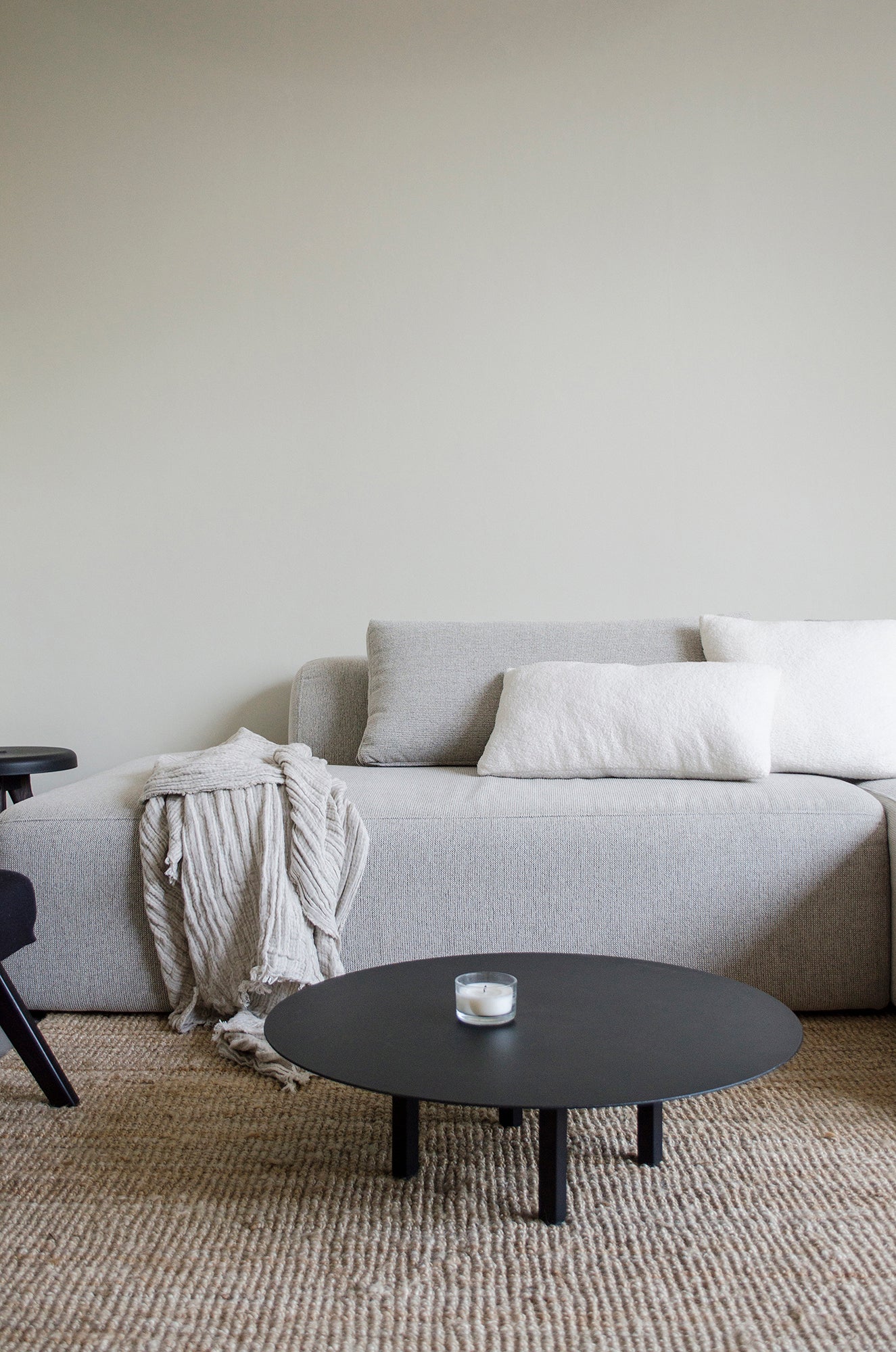 4X6 SOFA X6 modulaire hoekbank B rechts  beige melange - 288 cm