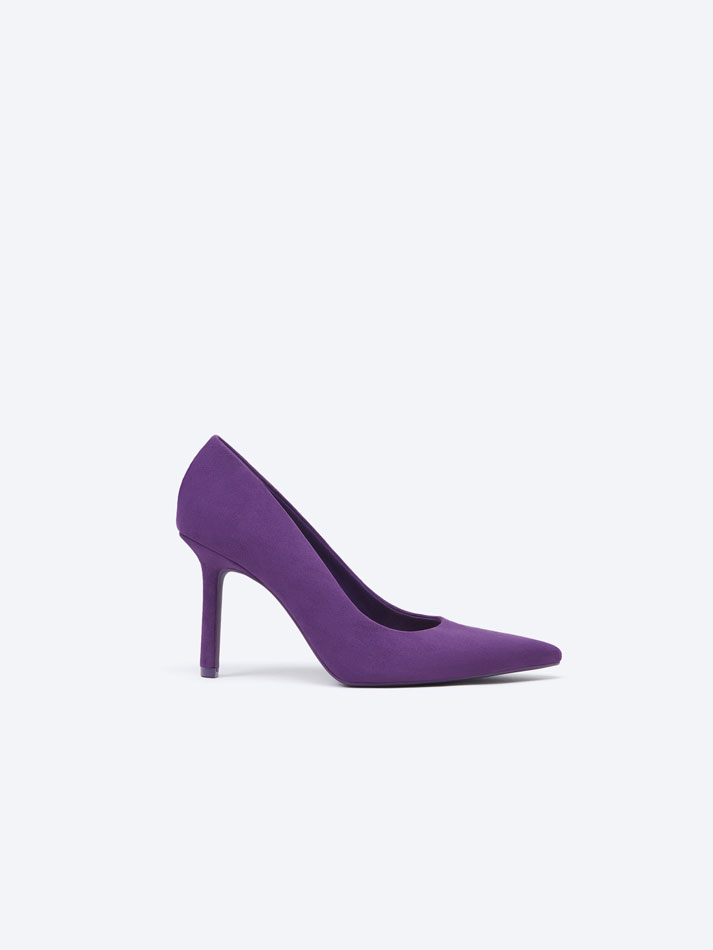 Sapato de salto baixo - Roxo