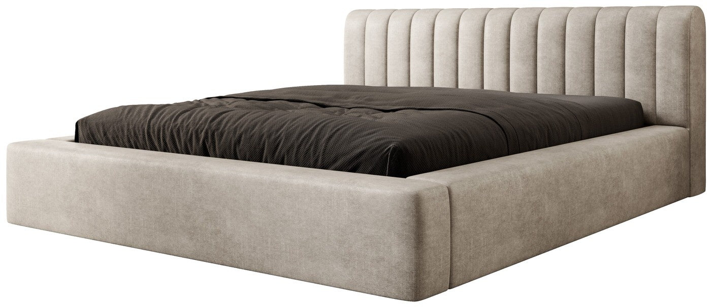 Trae Mobler Amira 180 x 200 cm Gestoffeerd Bed Pearl