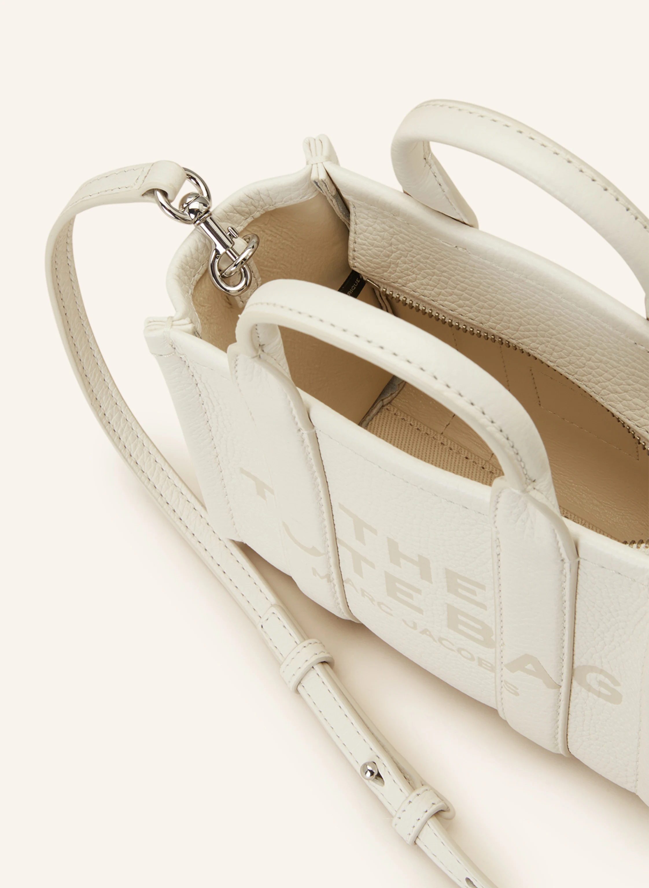 MARC JACOBS Shopper THE CROSSBODY TOTE BAG LEATHER