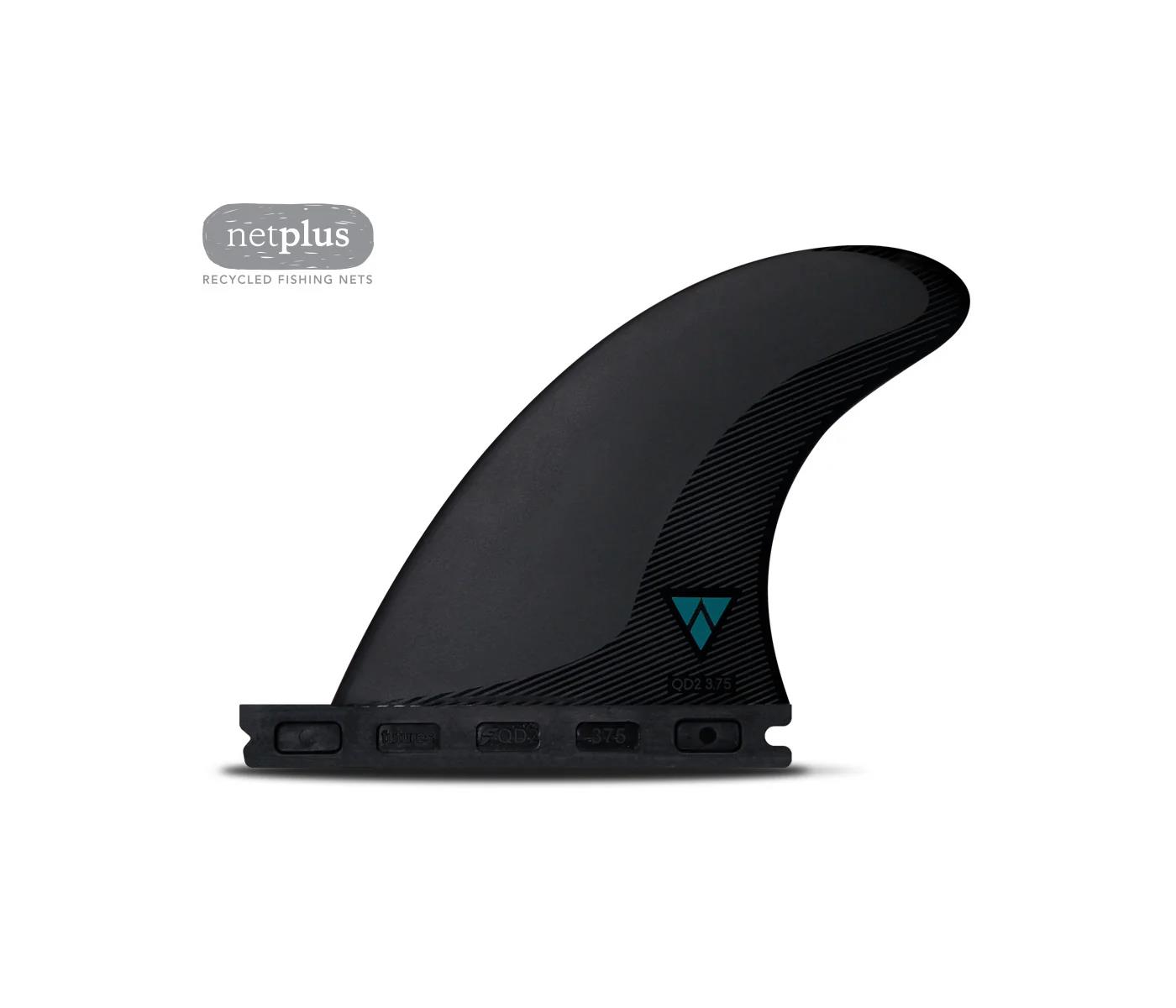 Futures QD2 3.75 Alpha Series - Carbon / Aqua - Quad Rear - S