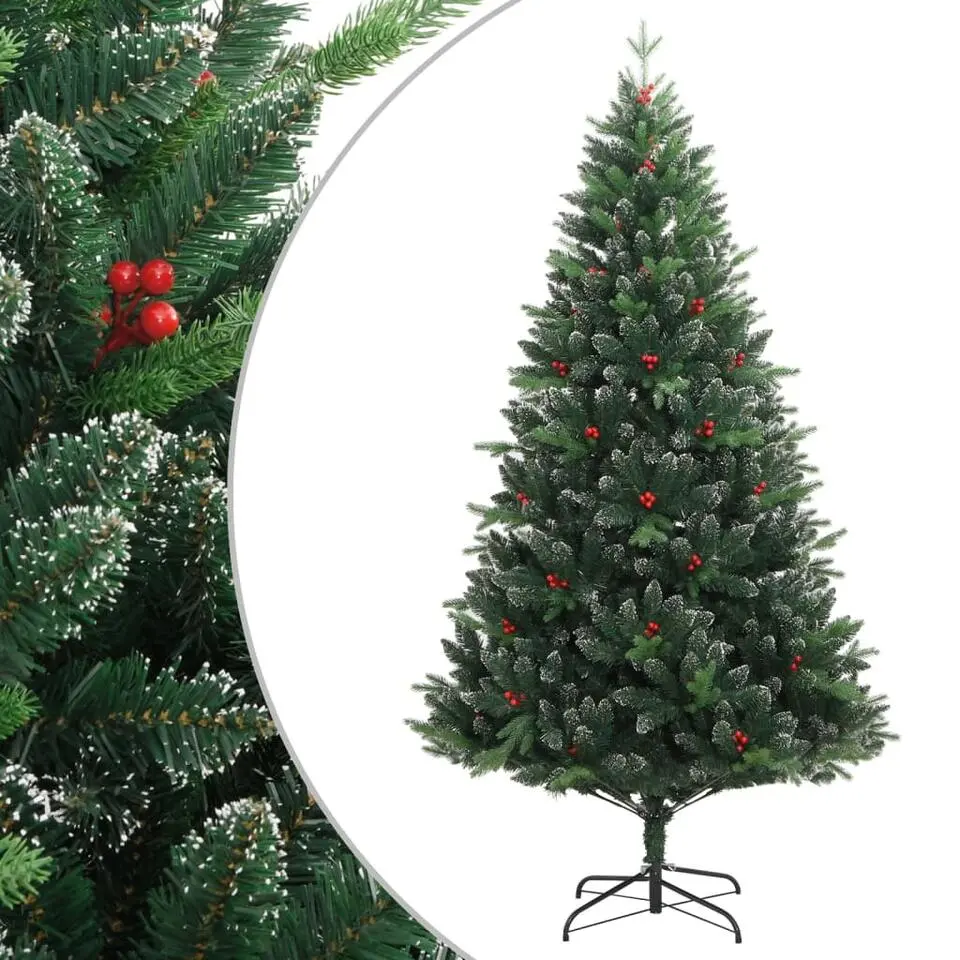 vidaXL - Gescharnierde Kunstkerstboom - Groen - 150 cm
