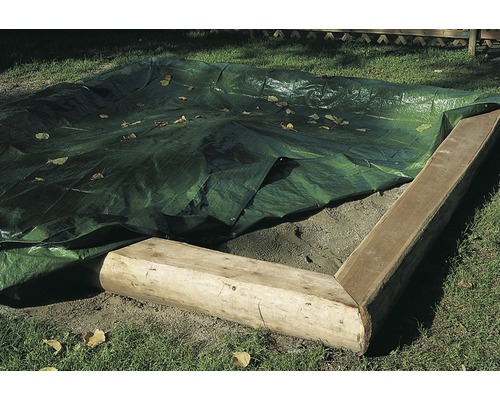 Windhager beschermhoes voor zandbak Klein 140x140 cm groen
