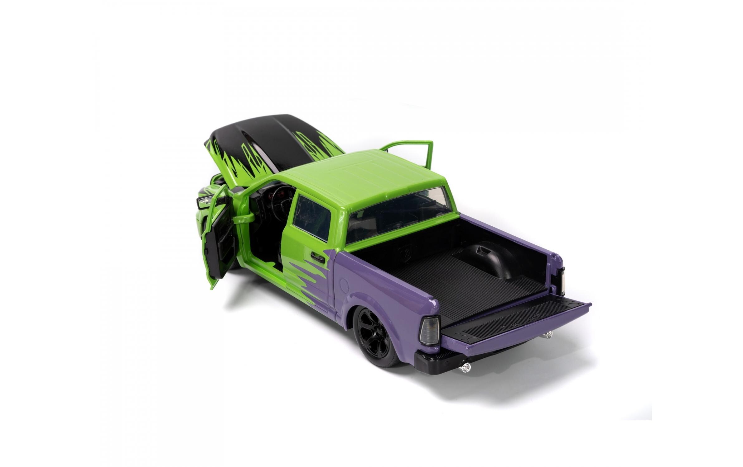 Ram 1500 Marvel Hulk 1:24Dodge Ram 1500 2014 Modellauto mit Hulk Figur