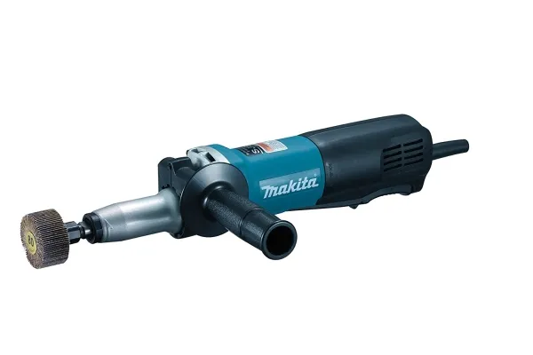 Makita GD0811C, Sort, Blå, Sølv, 4,3 cm, 2,5 m/s², Vekselstrøm, 750 W, 75 mm