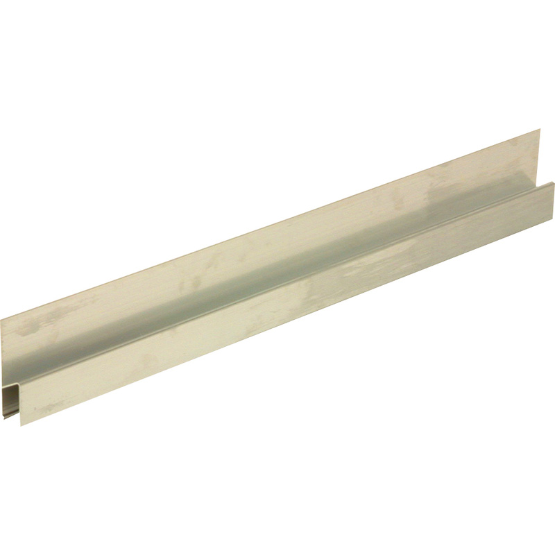 Super Prof wandrij aluminium h-profiel L = 2000mm