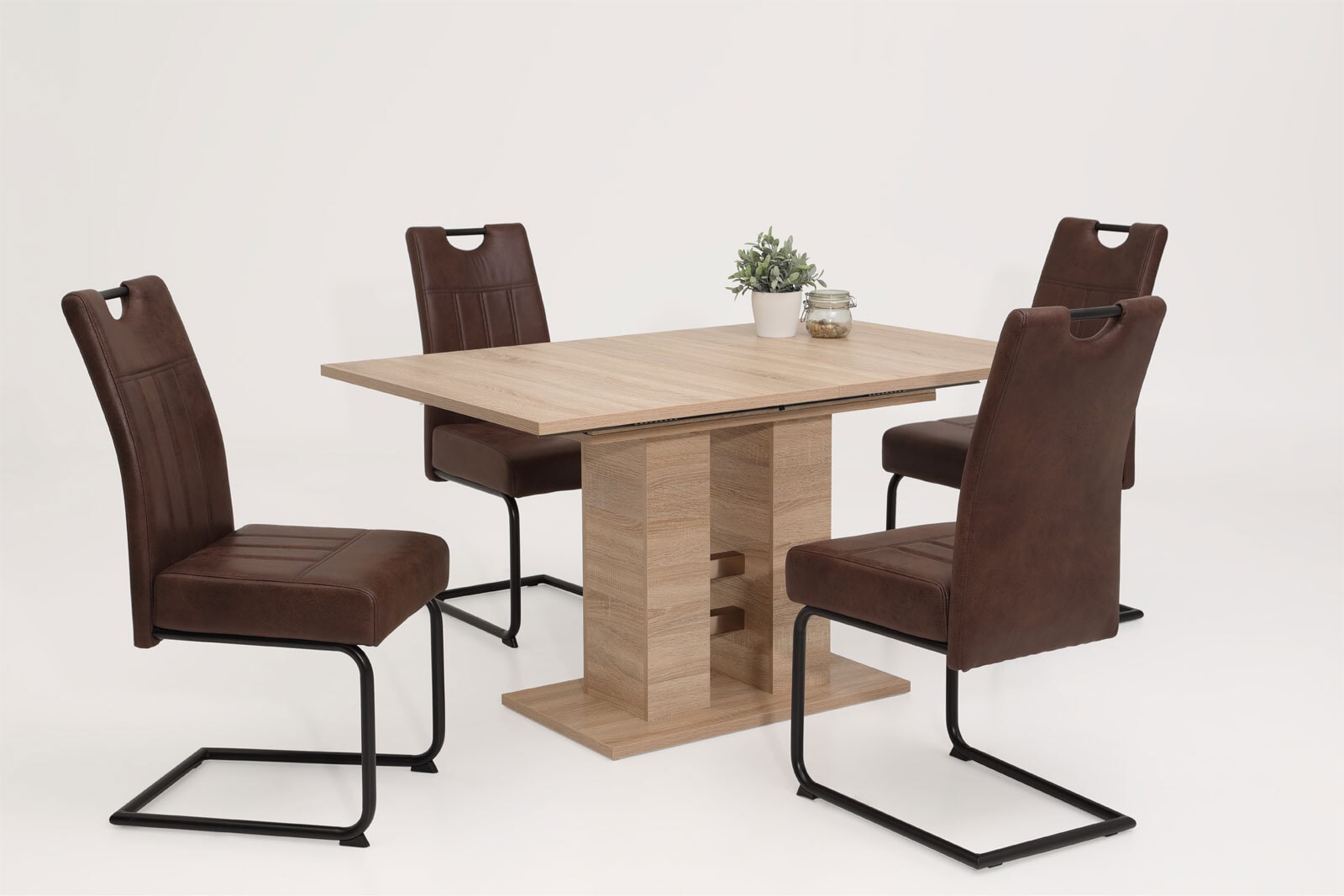 Esszimmerstuhl BETTY 2er Set braun