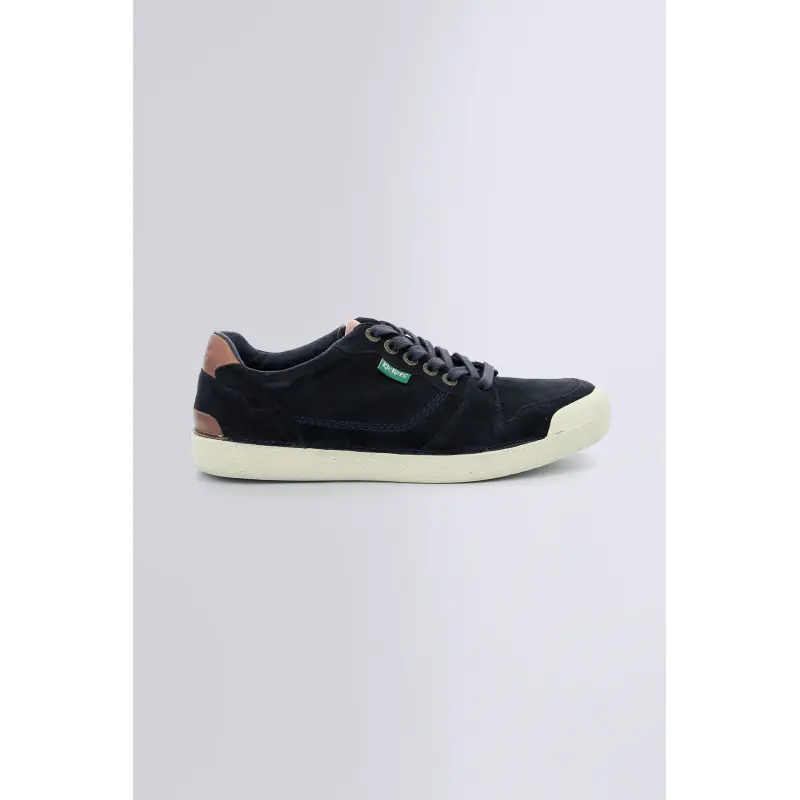 Kick trigolo Marine/camel BASKETS BASSES Cuir  Homme