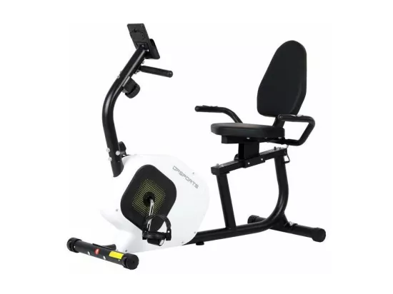 Vélo d'appartement semi-allongé 8 niveaux de résistance Saturne