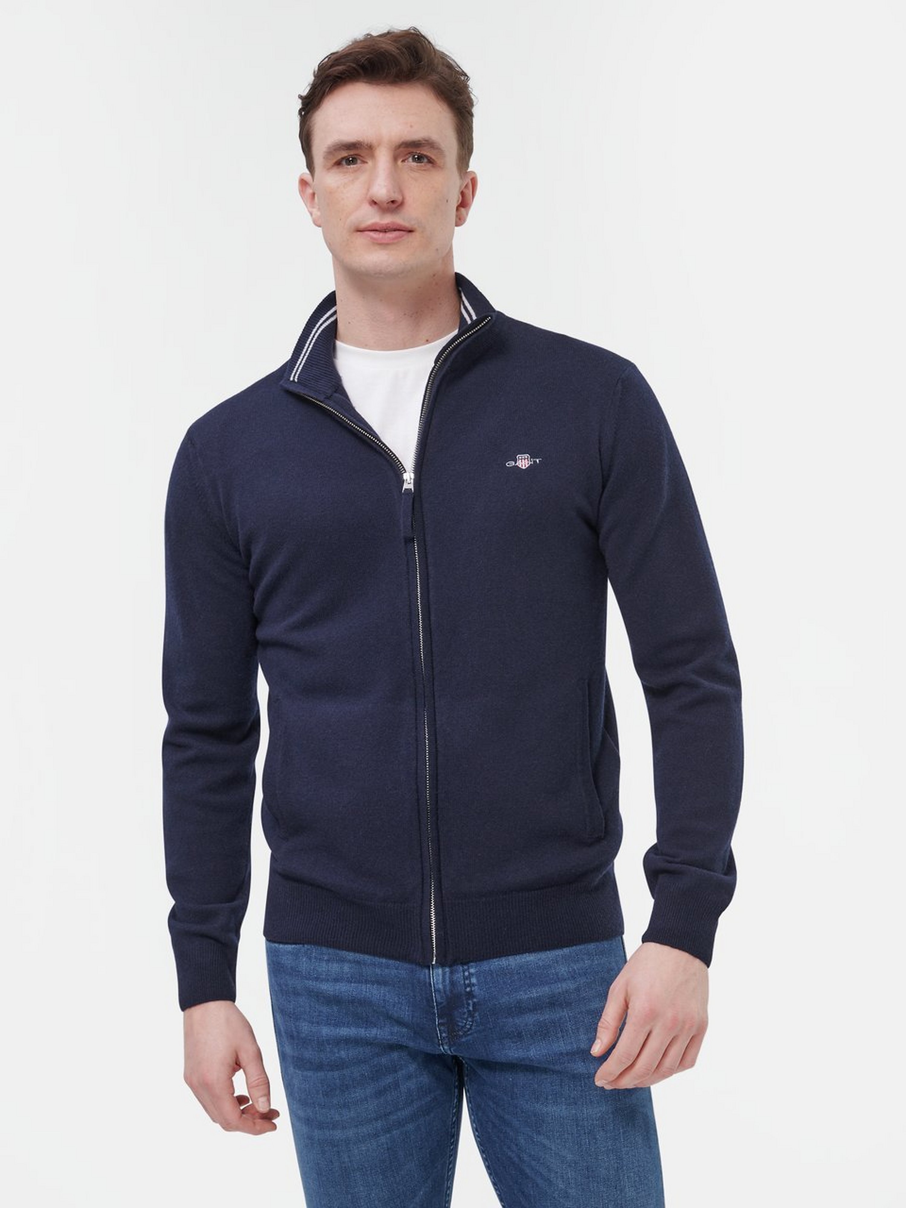 Cardigan SUPERFINE LAMBSWOOL ZIP CARDIGAN