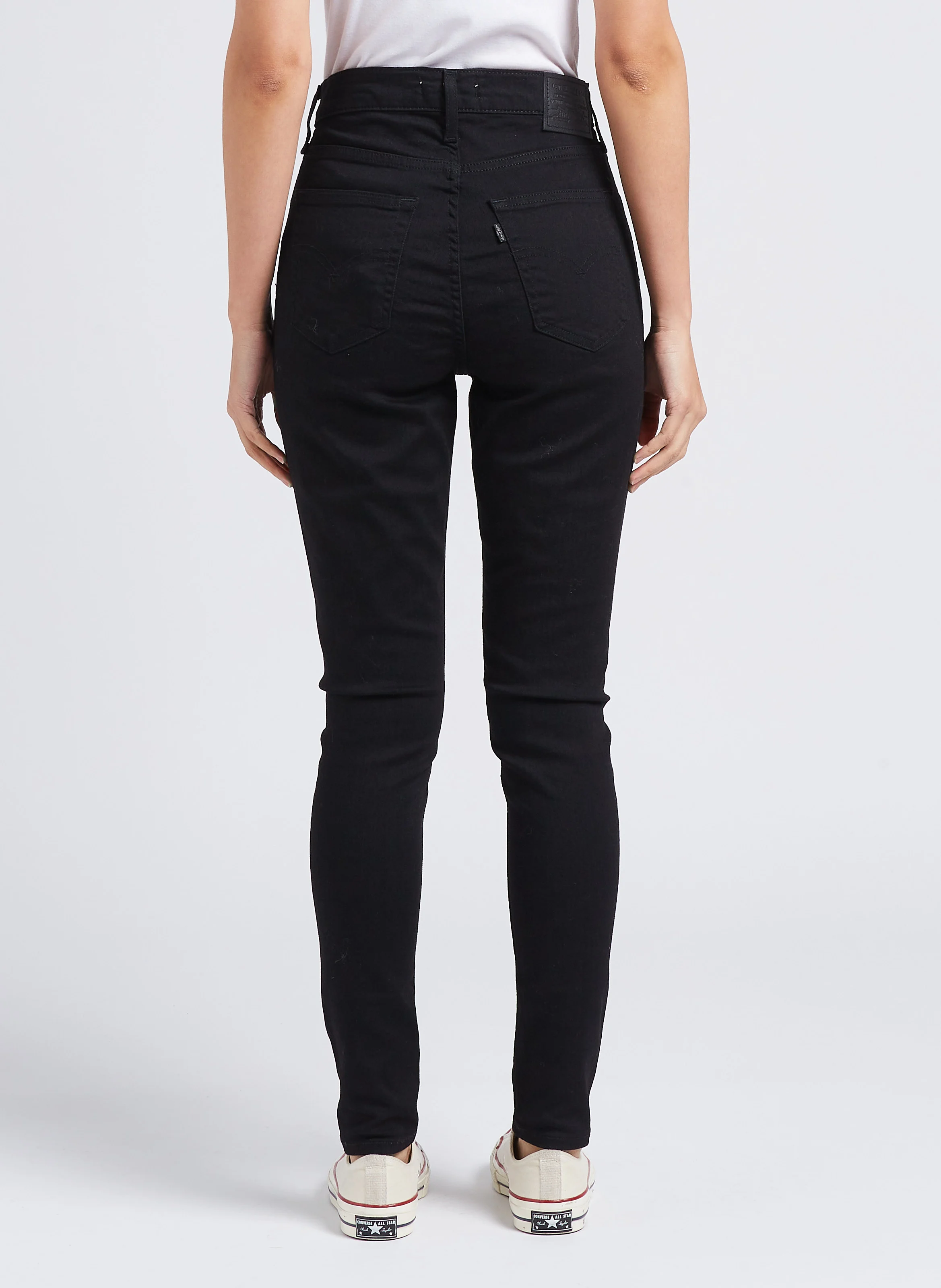 720 HIRISE SUPER SKINNY - Jean skinny taille haute en coton mélangé| Noir