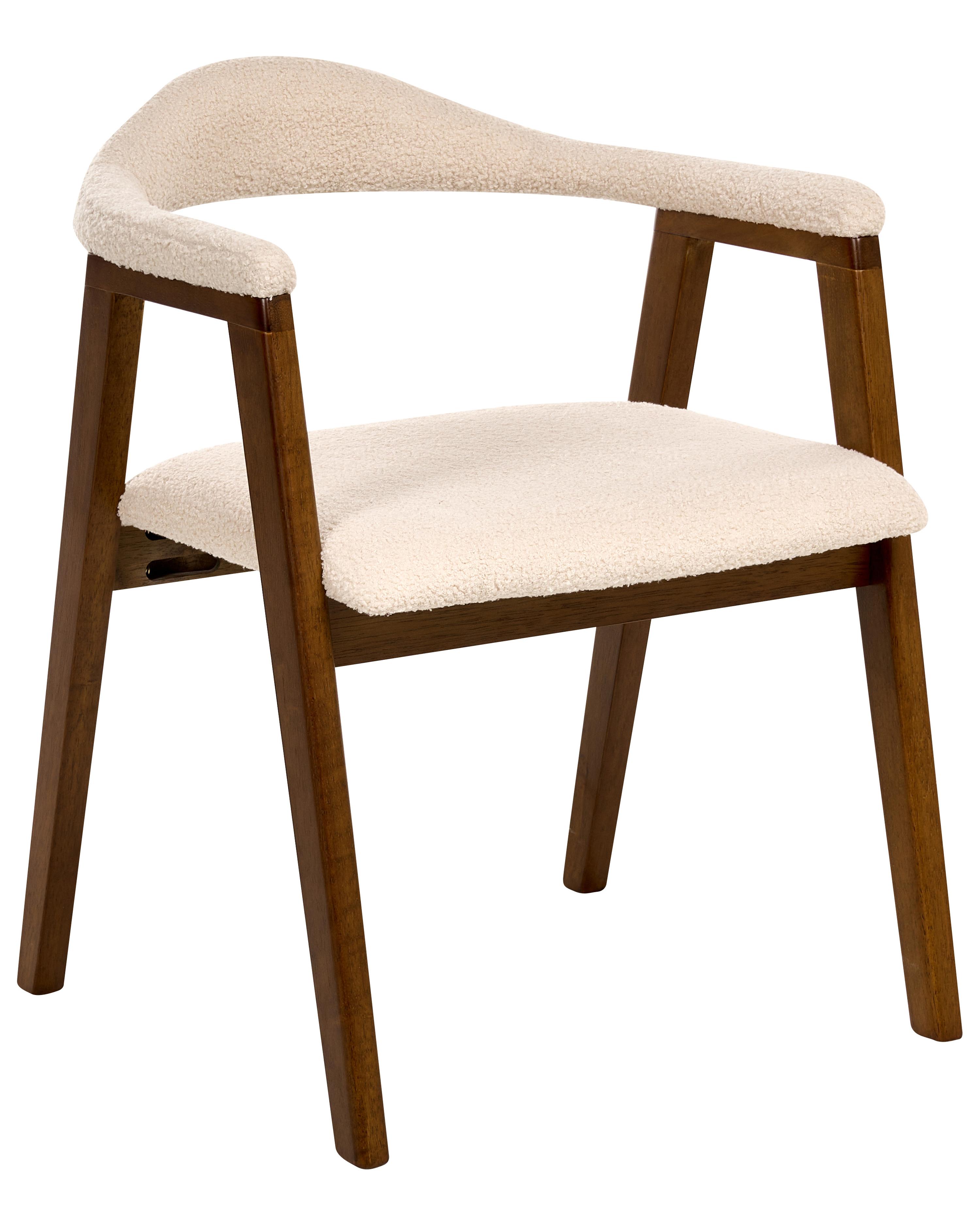 Set van 2 eetkamerstoelen ONECO Hout Donkerbruin