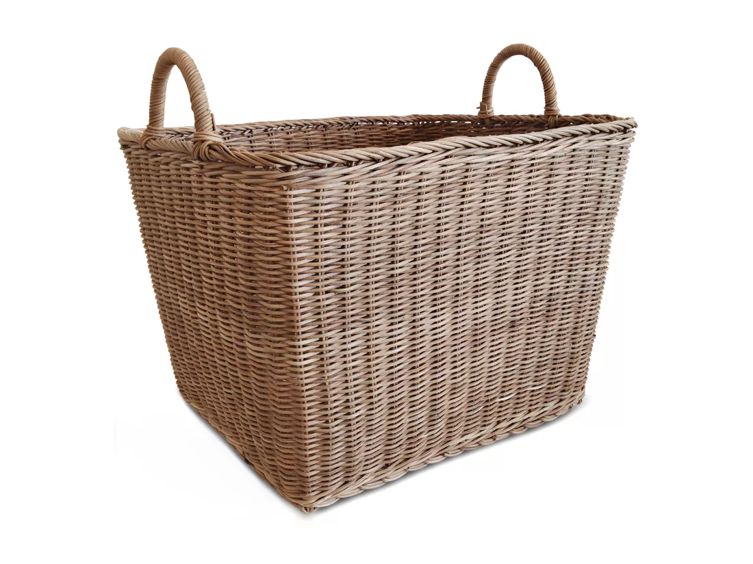 Panier en Rotin avec Poignées - 45x35CM - Luisa Naturel