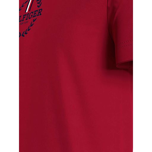 Tommy Hilfiger Global Stripe Wreath T-shirt, Primary Red, 3XL