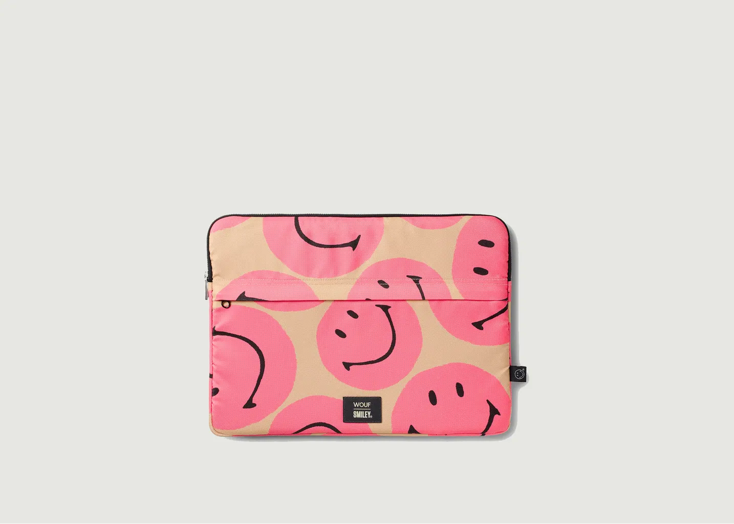Smiley® Pink Laptop Sleeve 13 Wouf