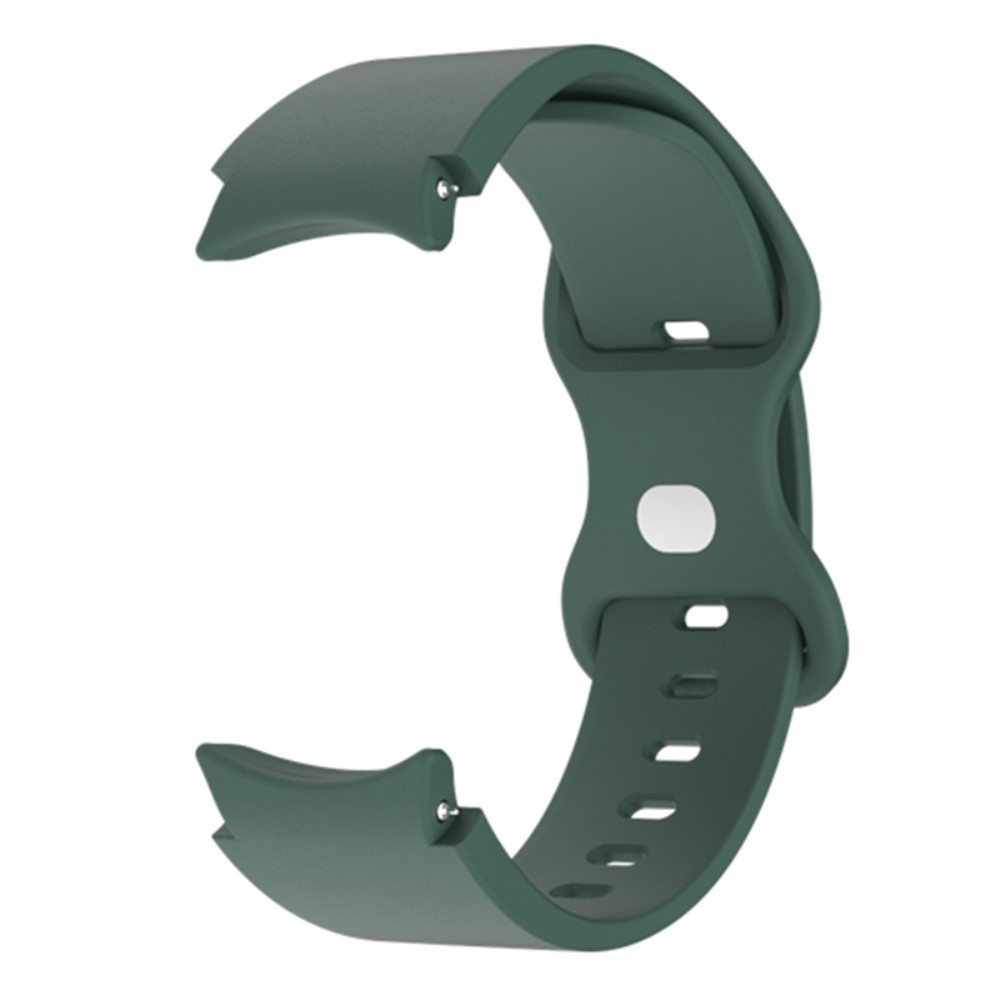 Samsung Galaxy Watch 4 (40mm) Silikon Armband mit Knopf Verschluss (Gelenkumfang: 180-220mm) - Grün