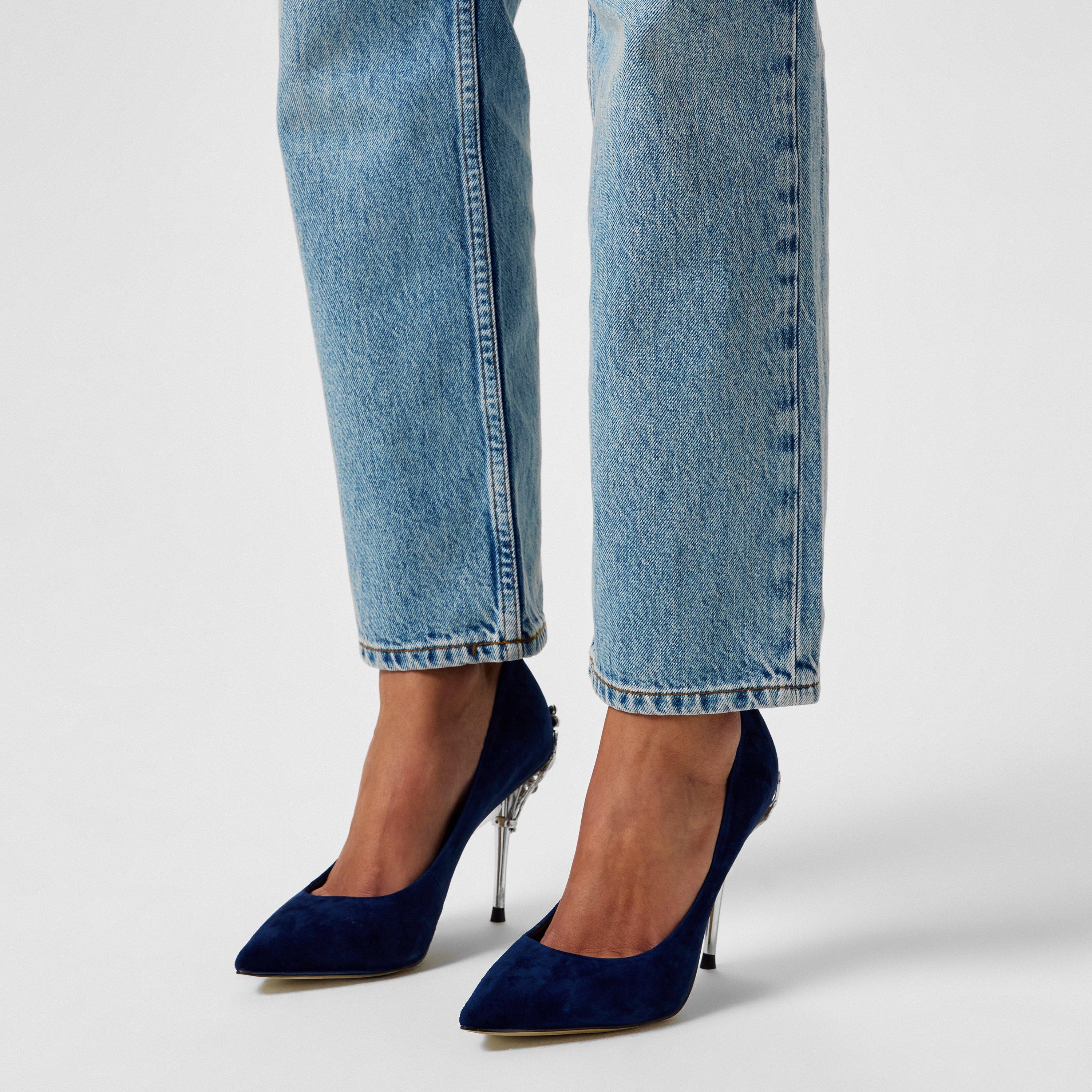 Moda in Pelle Ilari Ivory Leather Pumps