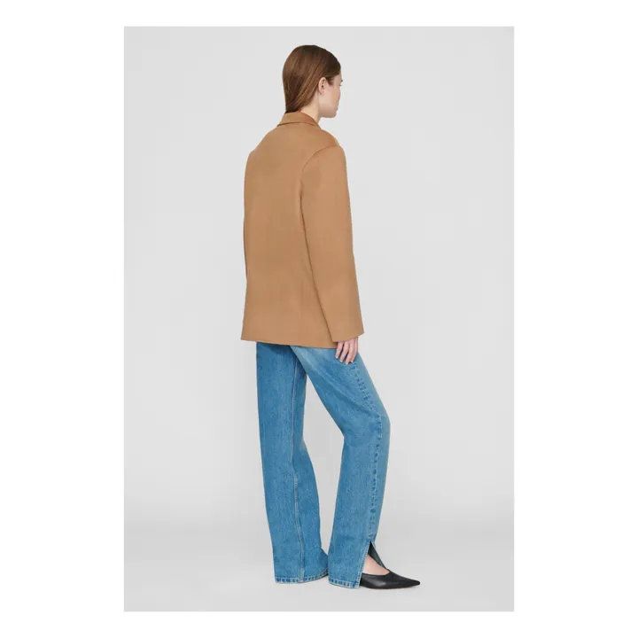 Anine Bing Veste Quinn Laine et Cachemire | Camel