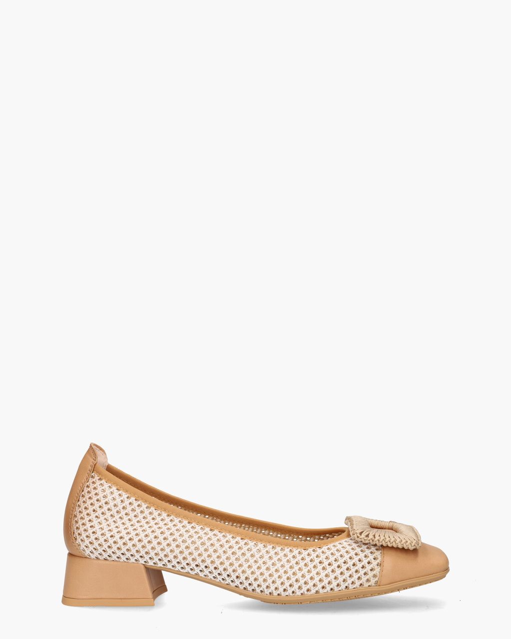 Hispanitas BHV243335 Lichtbruin/Off-White Damesloafers