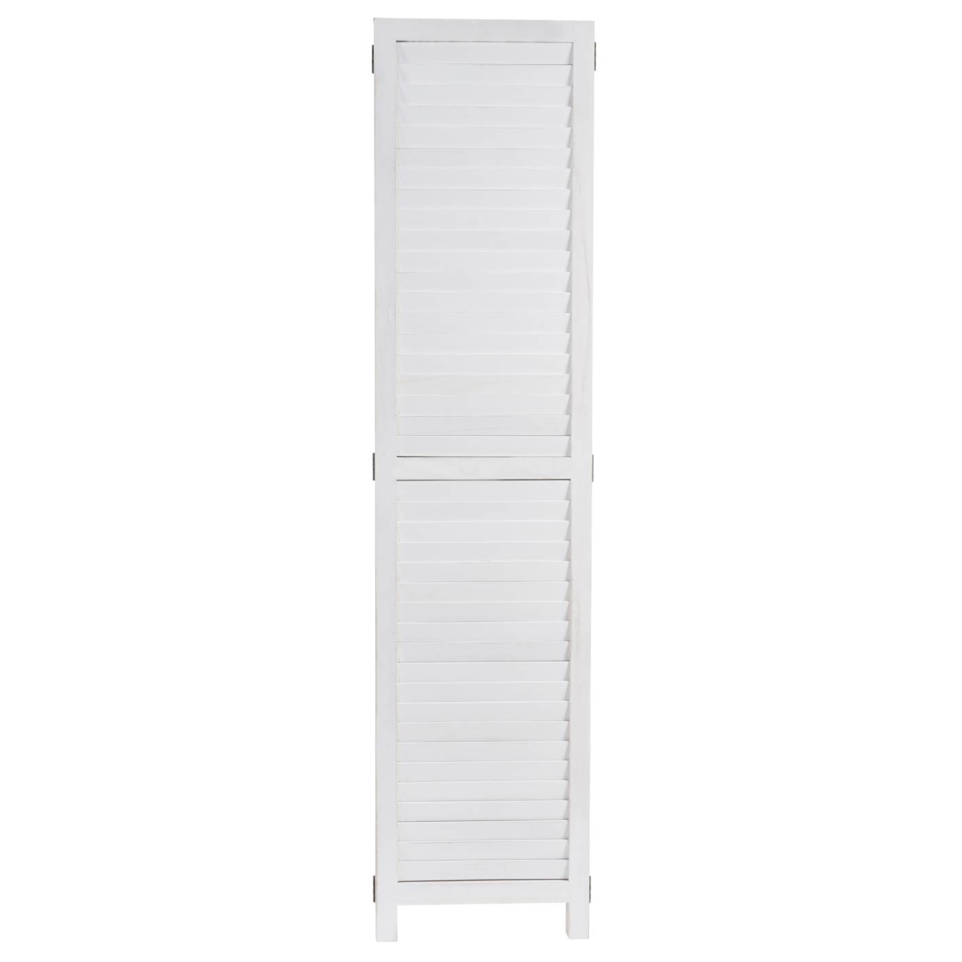 Paravent MCW-C30, Raumteiler Trennwand Sichtschutz, Shabby-Look Vintage, 170x243cm ~ weiß