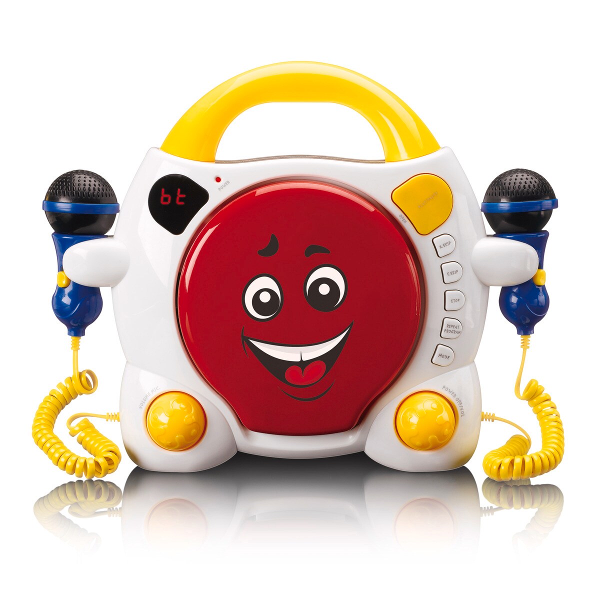 LENCO KCD-011KIDS Tragbarer Kinder Karaoke CD-Player mit BT