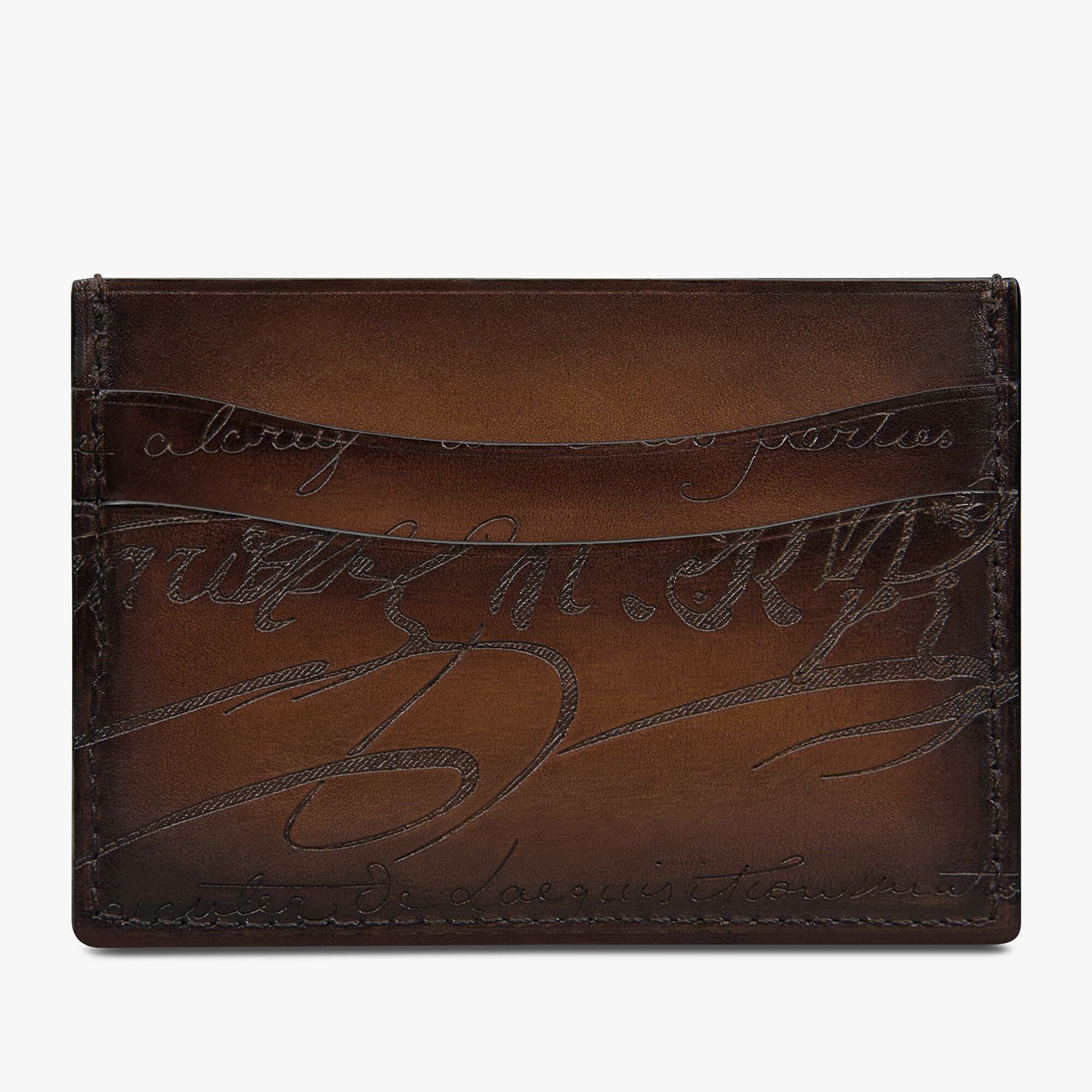 Porte-Cartes Bambou Neo En Cuir Scritto