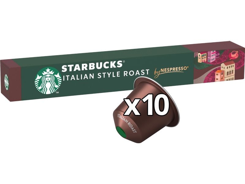 Starbucks Kaffeekapseln Italian Dark Roast 10 Stück Kaffeekapseln für Nespresso Maschinen