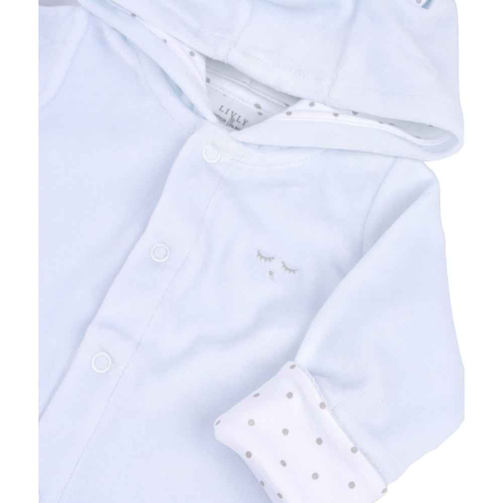 Køb Livly Light Blue Plush Bunny Overall