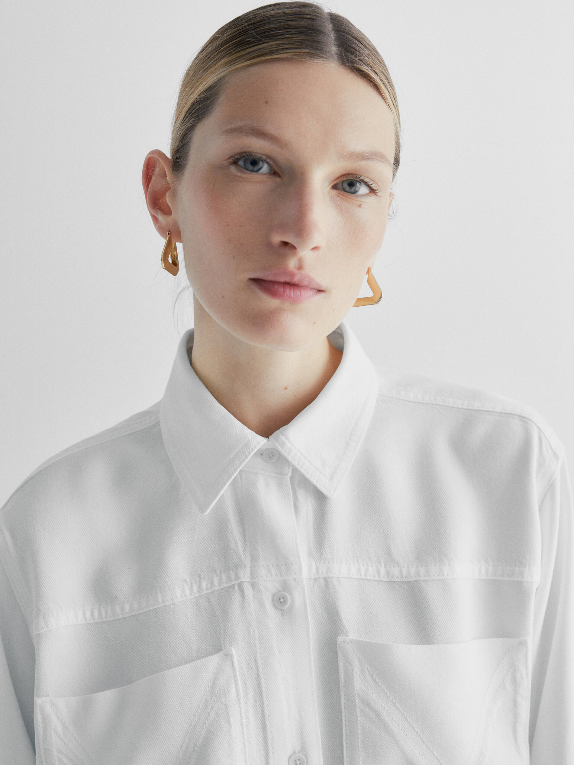Camisa lyocell bolsillos - RAW