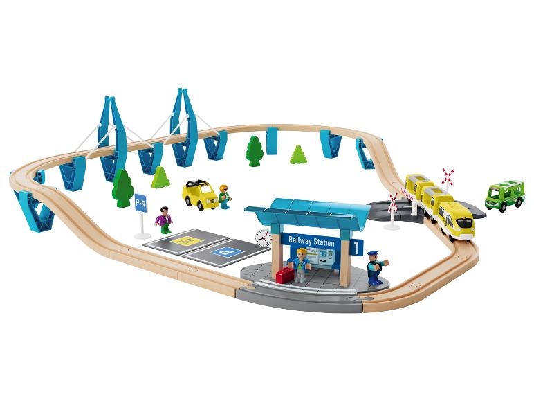 Houten treinbaan