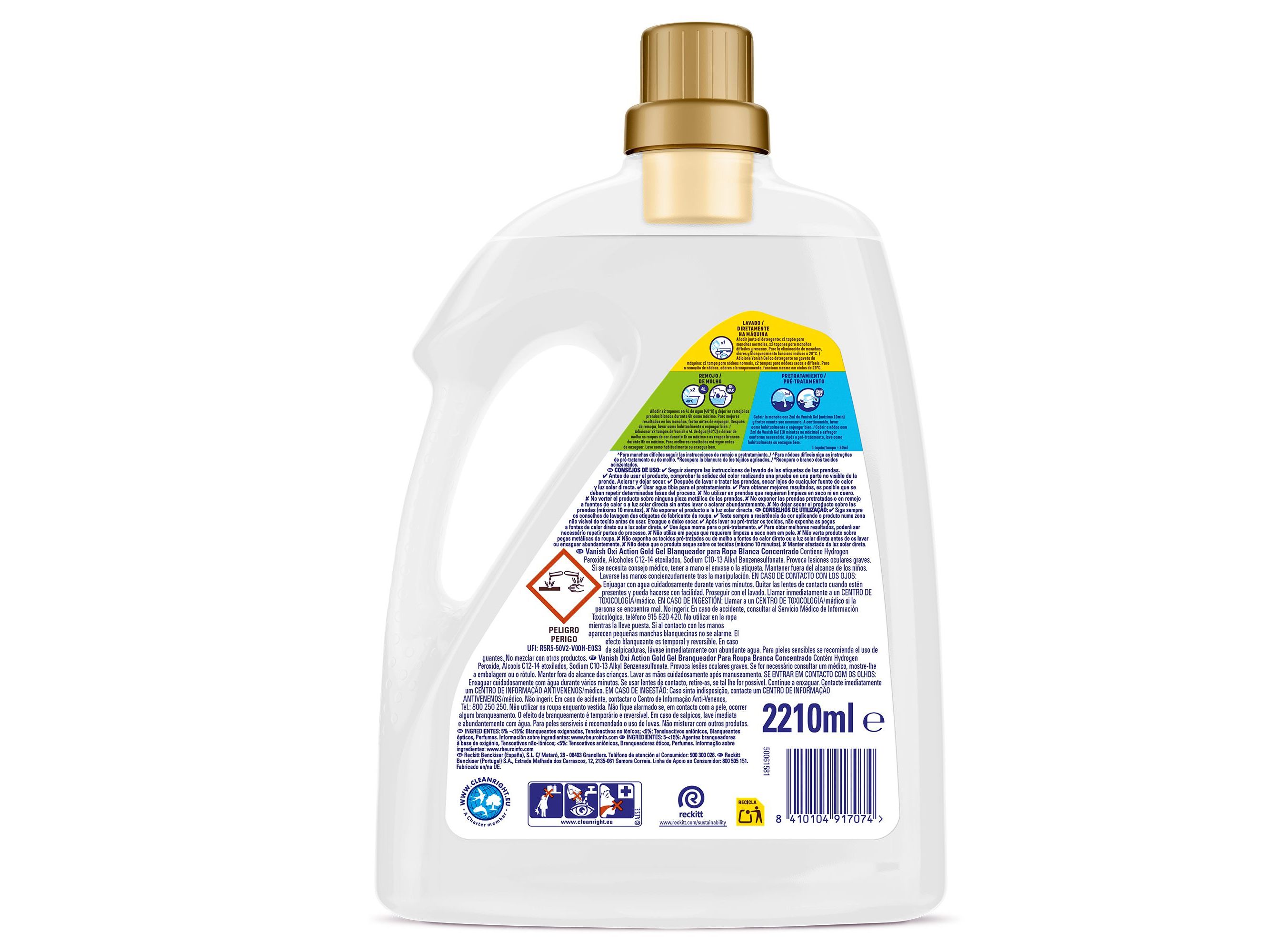 ADITIVO TIRA NÓDOAS VANISH OXI ACTION WHITE 2.21L