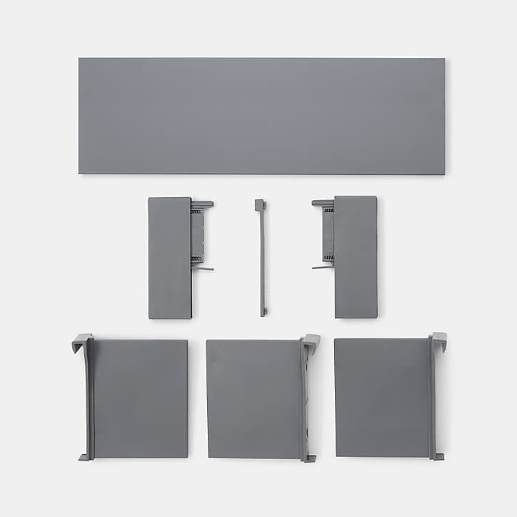 Diviseur pour casserolier GoodHome Soto gris anthracite
