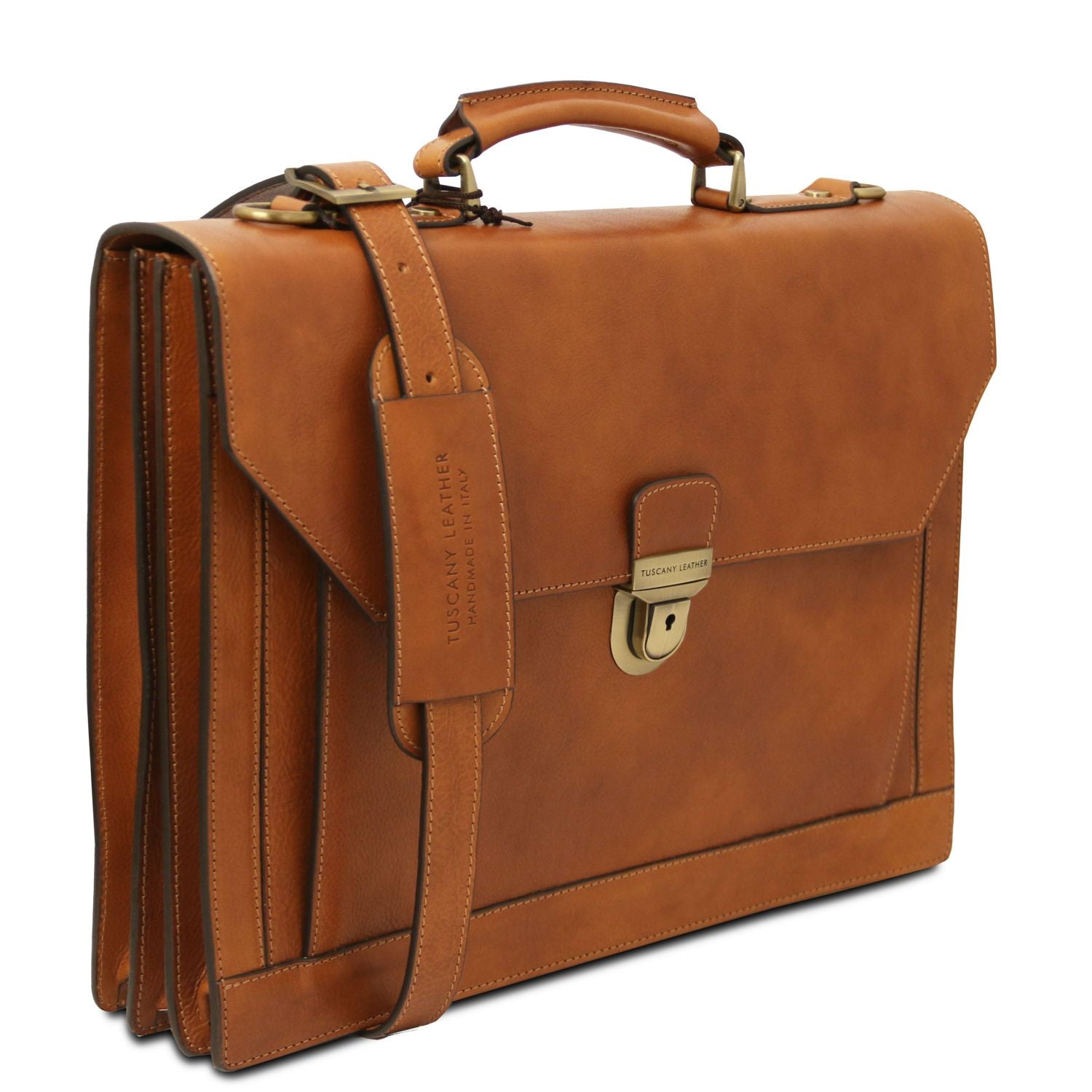TL142448 – Cremona – leren Aktetas 3 compartments