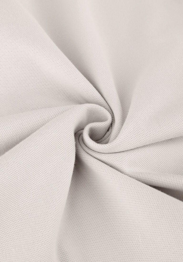 CALVIN KLEIN lichtgrijze calvin klein polo tipping slim polo